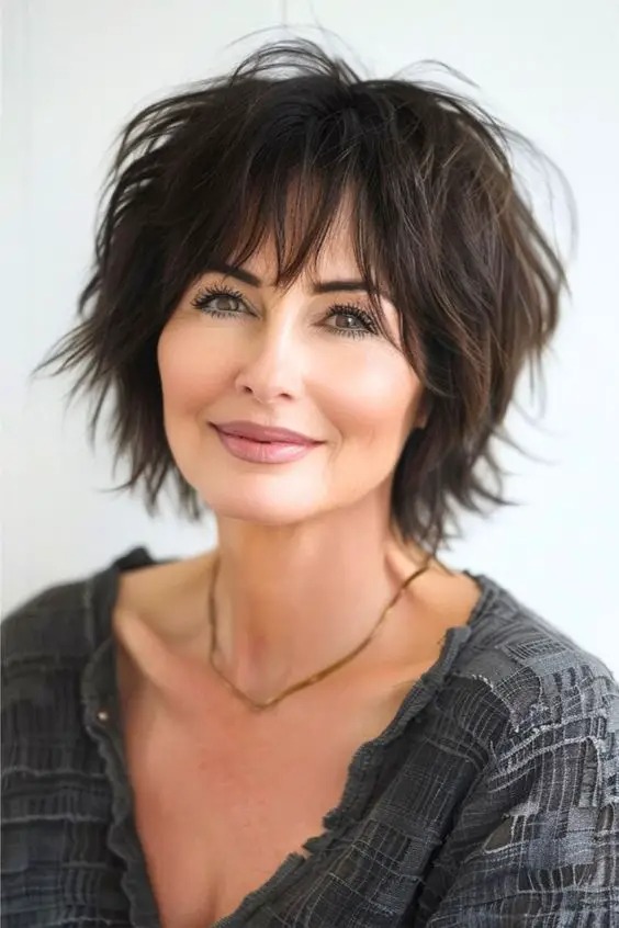 Chic and Easy Messy Bob Haircut Ideas for Medium Length Hair with Choppy Layers, Bangs, and 2025