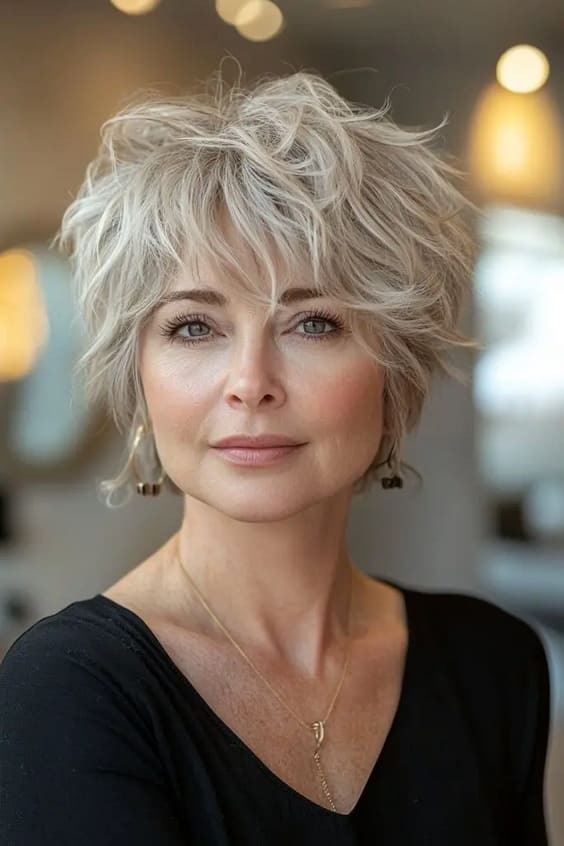 Chic and Sassy Short Hairstyles for Women Over 50 in 2025 for Fine Hair, Round Faces, and Edgy Looks